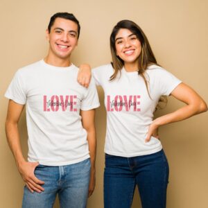 ❤️ Тениски за двойки „LOVE